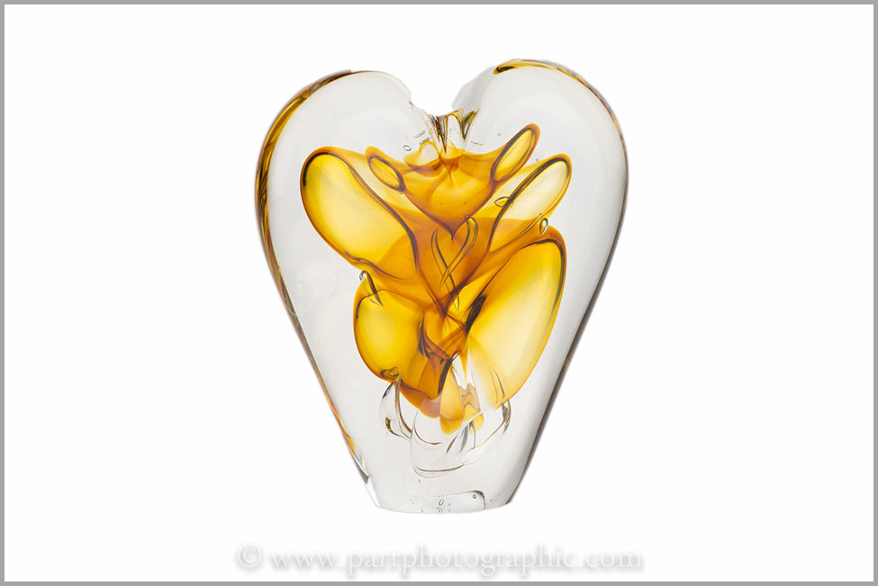 Glass ornament for a Plymouth glass shop 